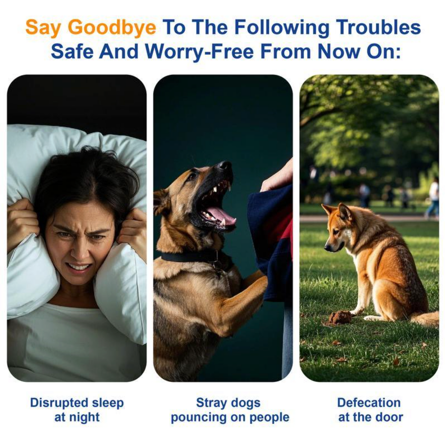 Ultrasonic Dog Bark Deterrent Device – Humane & Effective Dog Repeller