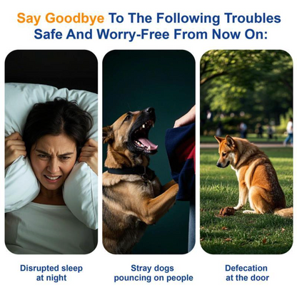 Ultrasonic Dog Bark Deterrent Device – Humane & Effective Dog Repeller