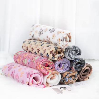 BarkBlock Soft Comfort Paw Blanket